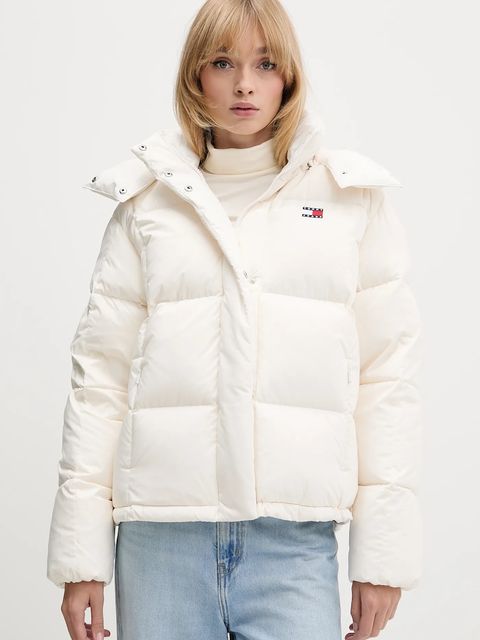 Tommy Jeans kurtka puchowa kolor beżowy zimowa DW0DW21623 - zdjęcie produktu nr 1