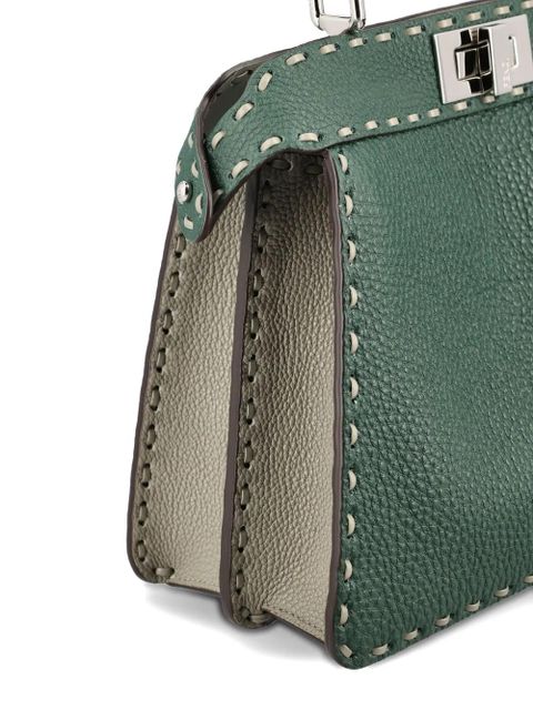 FENDI small Peekaboo ISeeU tote bag - Green - zdjęcie produktu nr 2