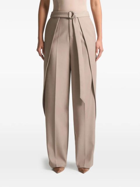Manière De Voir D-ring pleated tailored trousers - Neutrals - zdjęcie produktu nr 1
