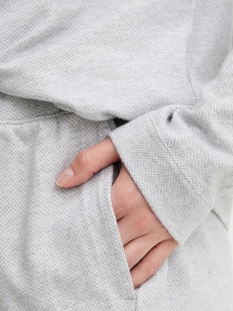 Lauren Ralph Lauren piżama bawełniana damska kolor szary bawełniana ILN72453