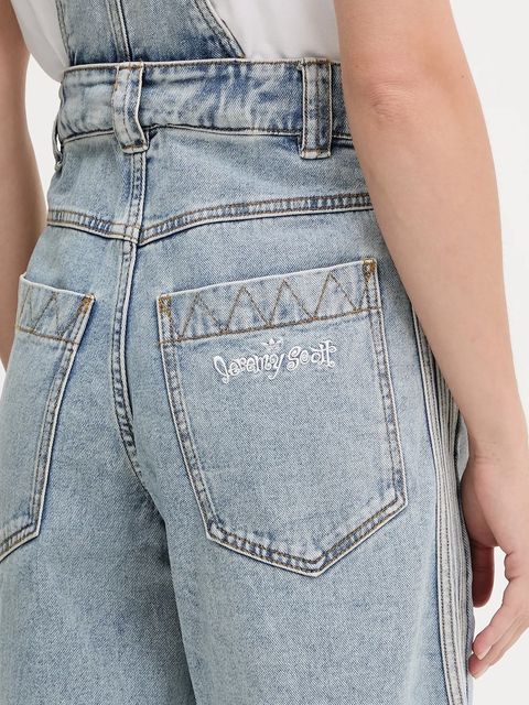 adidas Originals ogrodniczki jeansowe Pride x Jeremy Scott kolor niebieski JY2022 - zdjęcie produktu nr 2