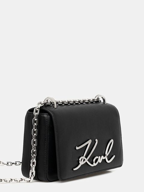 Karl Lagerfeld torebka skórzana K/SIGNATURE - zdjęcie produktu nr 1