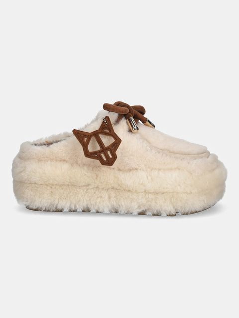 Naked Wolfe kapcie Blizzard kolor beżowy Blizzard Sand Suede/Shearling - zdjęcie produktu nr 2
