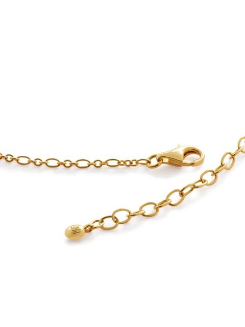 Monica Vinader 18kt gold vermeil Woven Chain necklace