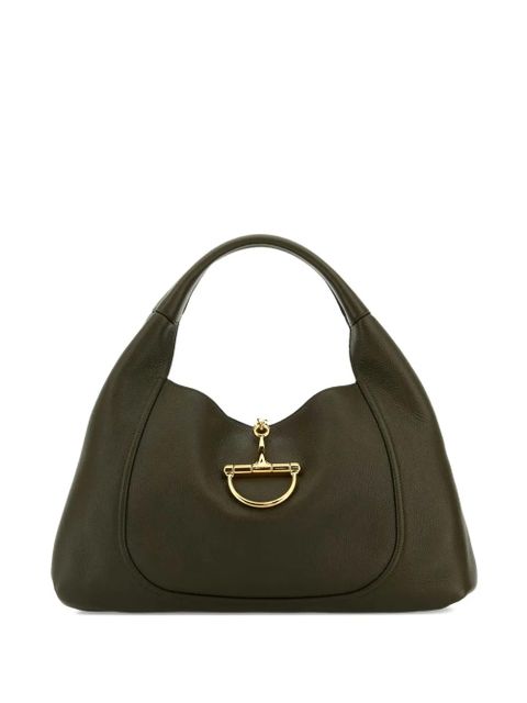 Gucci large Softbit leather shoulder bag - Green - zdjęcie produktu nr 1