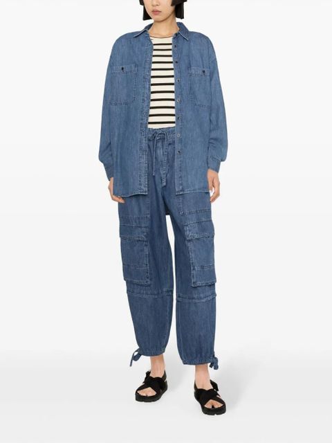 MARANT ÉTOILE Verane button-up denim shirt - Blue - zdjęcie produktu nr 2