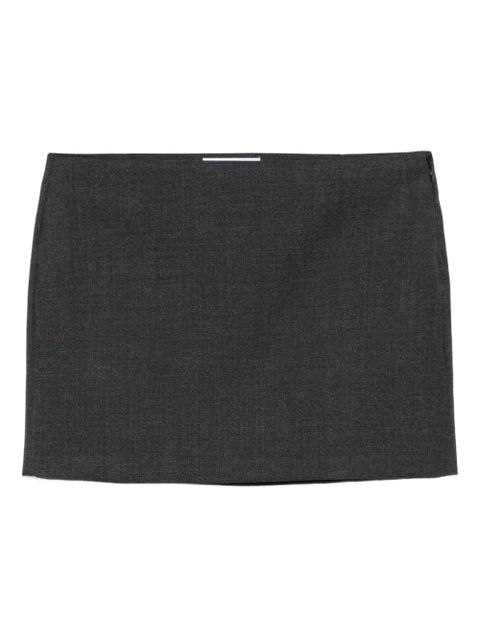 Givenchy straight wool mini skirt - Grey - zdjęcie produktu nr 1