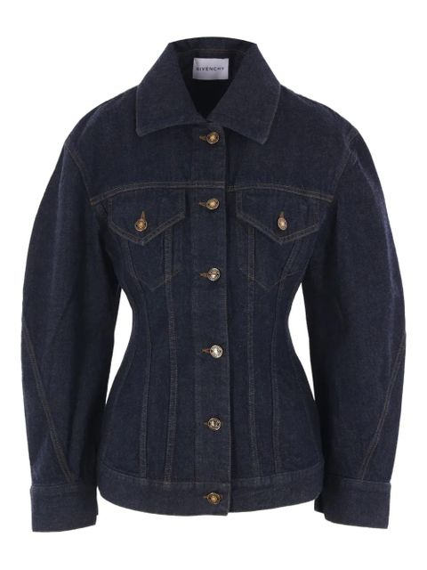 Givenchy puffed-sleeve denim jacket - Blue - zdjęcie produktu nr 1