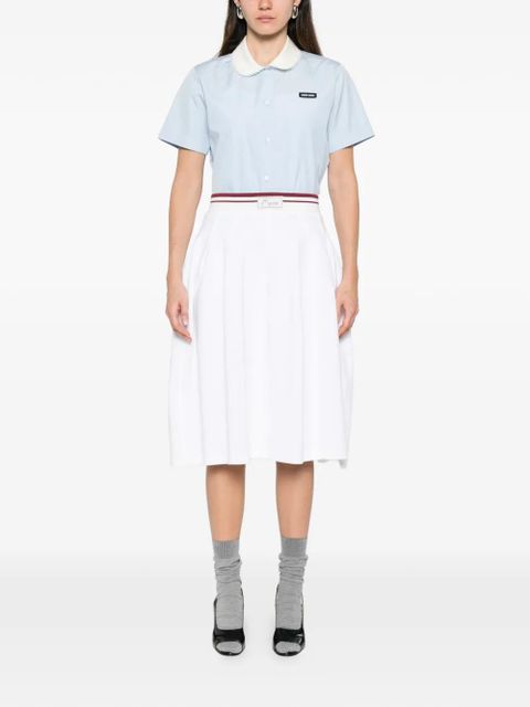 Marni logo waistband skirt - White - zdjęcie produktu nr 2