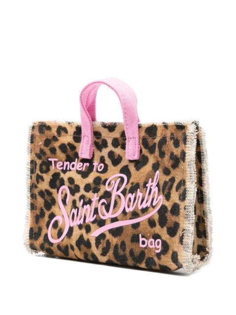 MC2 Saint Barth leopard-print phone bag - Brown
