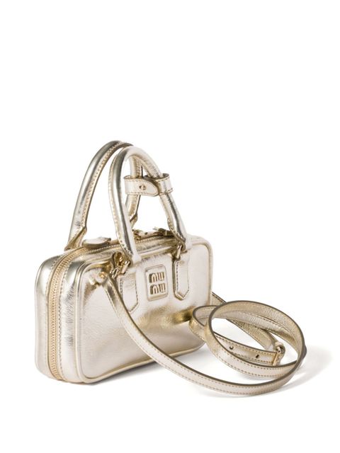 Miu Miu mini Arcadie tote bag - Silver