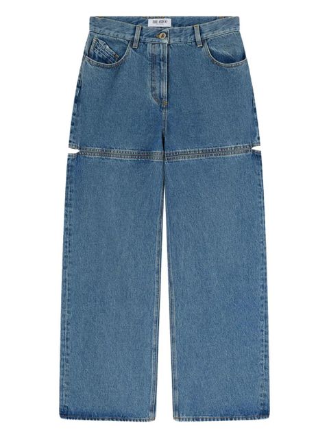 The Attico cut-out jeans - Blue - zdjęcie produktu nr 1