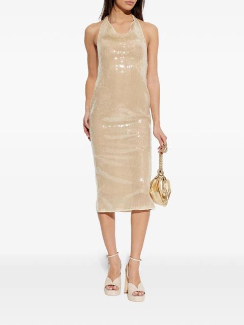 Oséree sequin halter dress - Neutrals - zdjęcie produktu nr 2