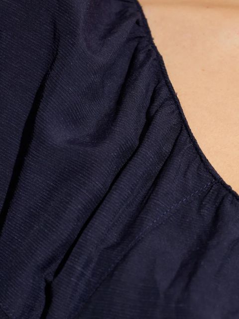 Tory Burch puff-sleeve midi dress - Blue