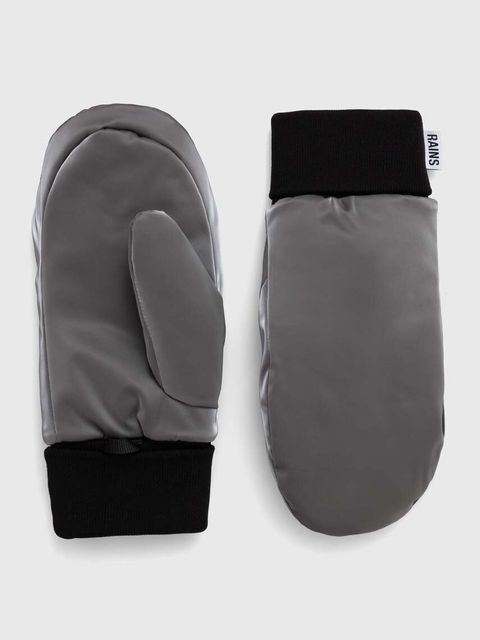 Rains rękawiczki 16070 Alta kolor szary - zdjęcie produktu nr 1