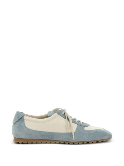 Aeyde Uma suede-panelled sneakers - Blue - zdjęcie produktu nr 1