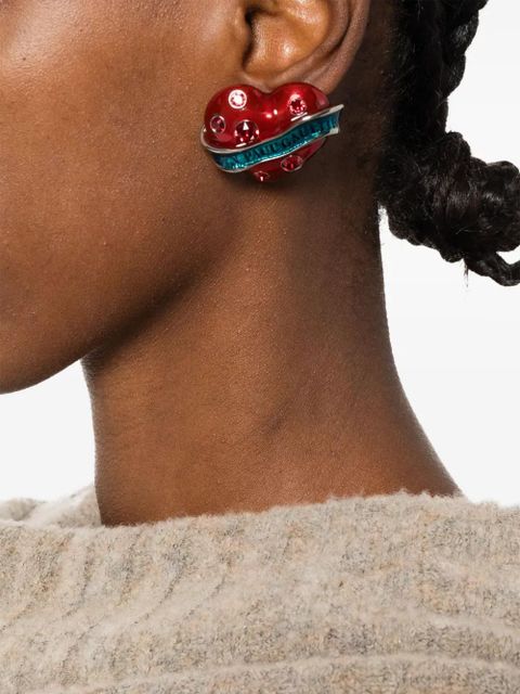 Jean Paul Gaultier The Big Heart earrings - Silver - zdjęcie produktu nr 2