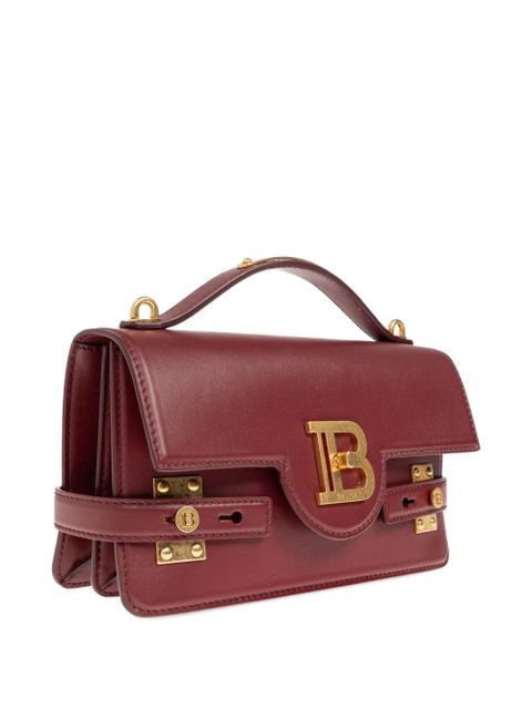 Balmain 24 B-Buzz logo-detail shoulder bag - Brown