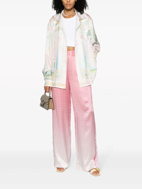 Casablanca Morning City View silk trousers - Pink - zdjęcie produktu nr 2