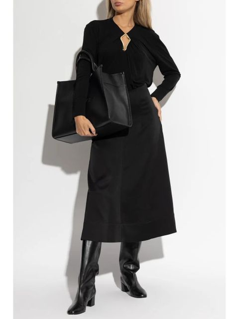 Lanvin flared midi skirt - Black