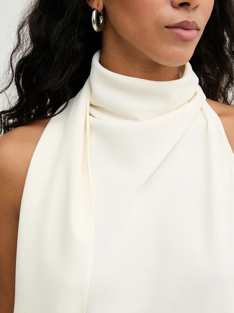 Marella bluzka MLTDALMATA damska kolor beżowy gładka 2613161023200