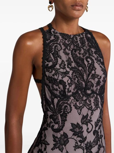 ETRO laced dress - Black