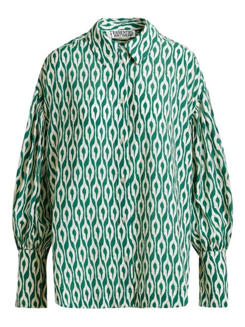 Essentiel Antwerp Ihedford shirt - Green - zdjęcie produktu nr 1