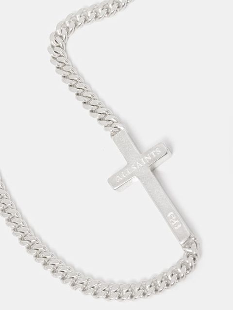 AllSaints bransoletka damska srebrna - zdjęcie produktu nr 1