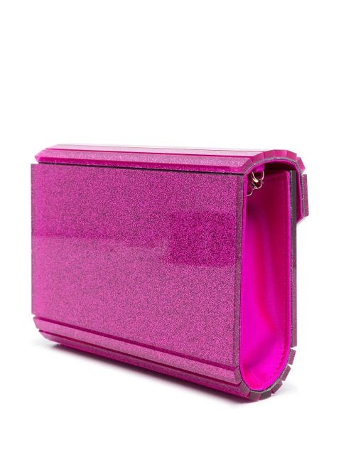 Jimmy Choo Candy glitter clutch bag - Pink - zdjęcie produktu nr 2