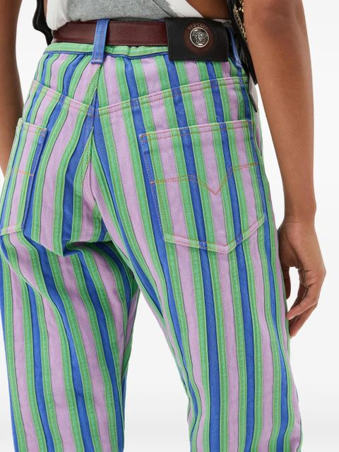 Versace striped jeans - Blue