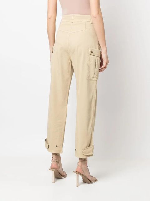 ETRO high-waist cargo trousers - Neutrals