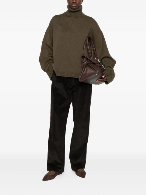 The Frankie Shop roll-neck sweater - Green - zdjęcie produktu nr 2