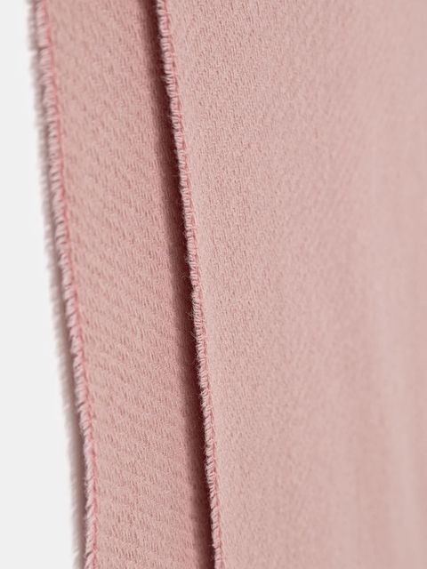 Marc O'Polo szalik wełniany damski kolor różowy gładki 5000007136