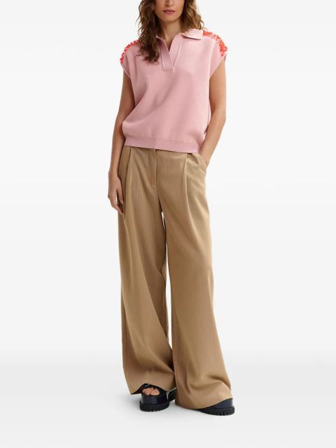 Essentiel Antwerp Josha pinstripe trousers - Brown - zdjęcie produktu nr 2