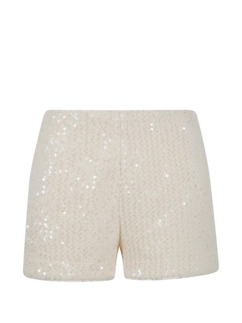 TWINSET sequinned shorts - Neutrals - zdjęcie produktu nr 1