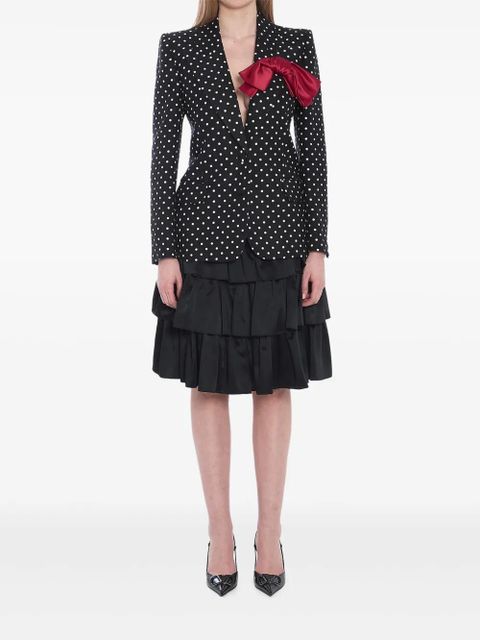 Valentino Garavani Supergran Plusdepois-print jacket - Black - zdjęcie produktu nr 1