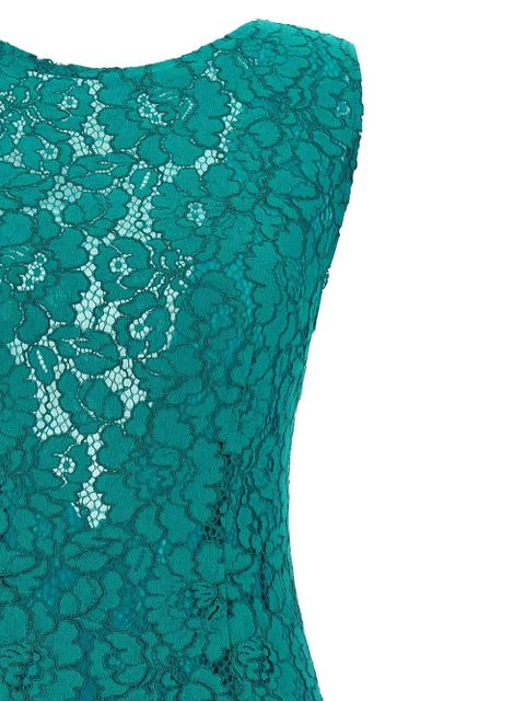 PINKO lace side-split dress - Green