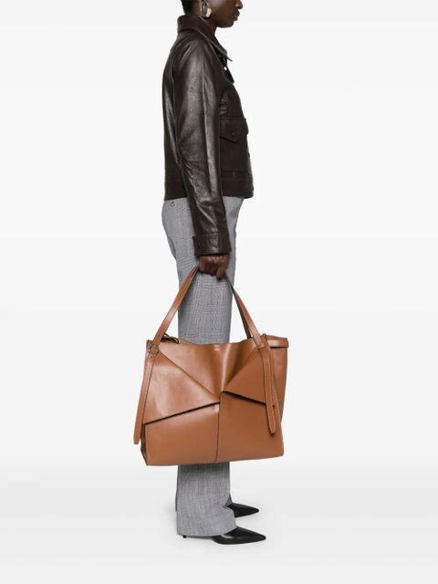 Coperni Cabas leather shoulder bag - Brown - zdjęcie produktu nr 2
