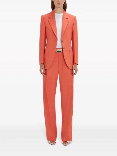 Victoria Beckham patch-pocket single-breasted blazer - Orange - zdjęcie produktu nr 2