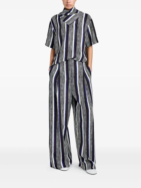 Proenza Schouler Amira printed trousers - Black