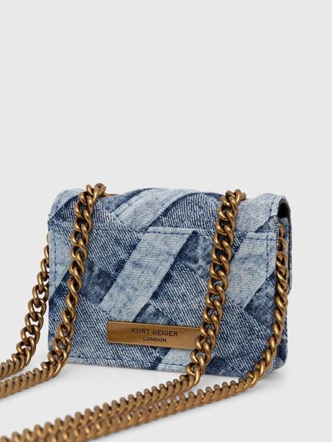 Kurt Geiger London torebka kolor niebieski