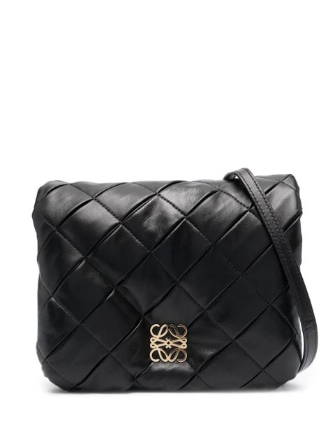 LOEWE Goya Puffer crossbody bag - Black - zdjęcie produktu nr 1