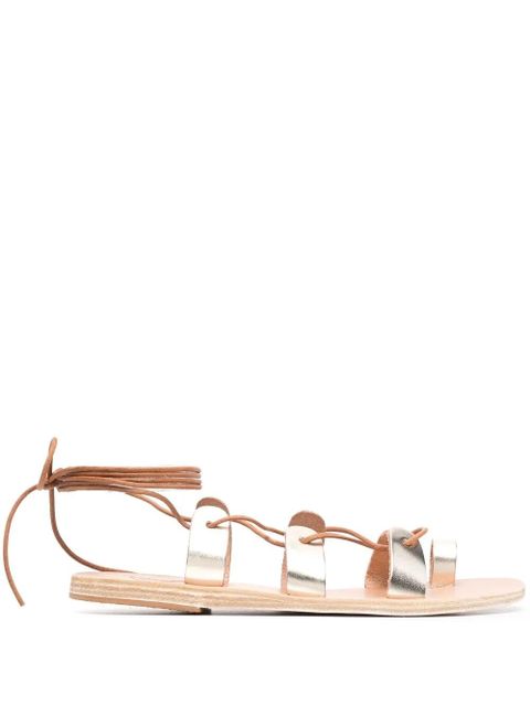 Ancient Greek Sandals Alcyone lace-up sandals - Metallic - zdjęcie produktu nr 1
