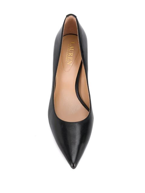 Lauren Ralph Lauren 70mm signature leather look pumps - Black