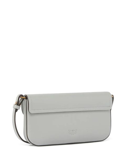 PINKO leather shoulder bag - Grey - zdjęcie produktu nr 2