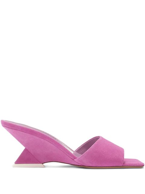 The Attico Cheope 60MM wedge sandals - Purple - zdjęcie produktu nr 1