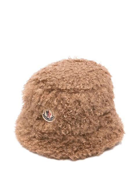 Moncler Teddy bucket hat - Brown - zdjęcie produktu nr 1