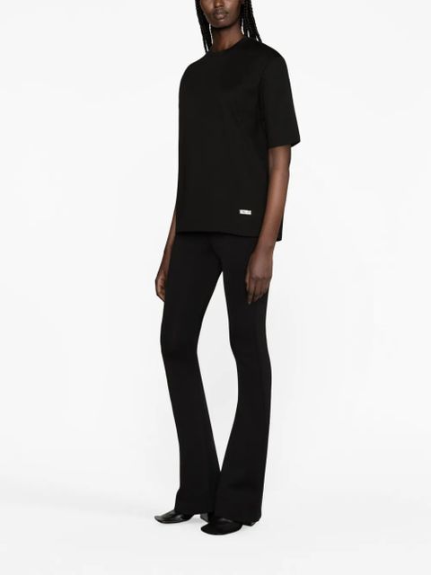 Jil Sander logo-embellished cotton T-shirt - Black - zdjęcie produktu nr 2