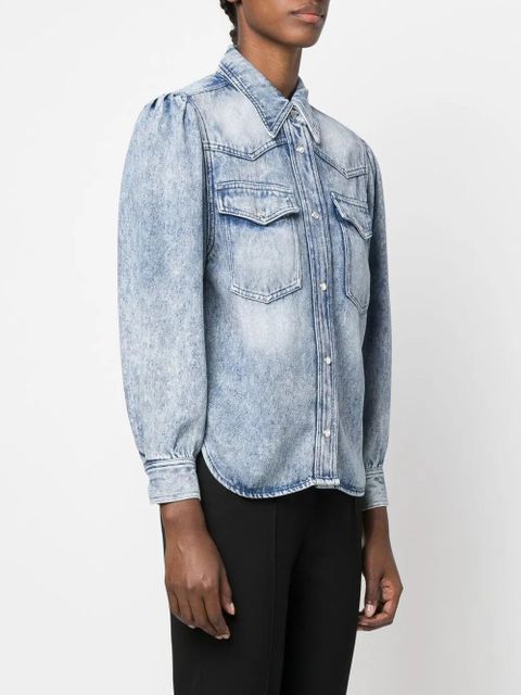 MARANT ÉTOILE cotton-lyocell denim jacket - Blue