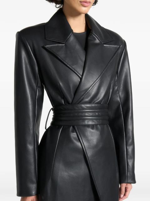 Manière De Voir Malya detachable-belt coat - Black - zdjęcie produktu nr 2